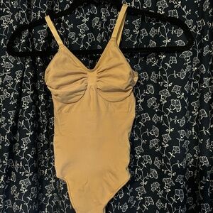 Skims Seamless Sculpt Thong Bodysuit Sand